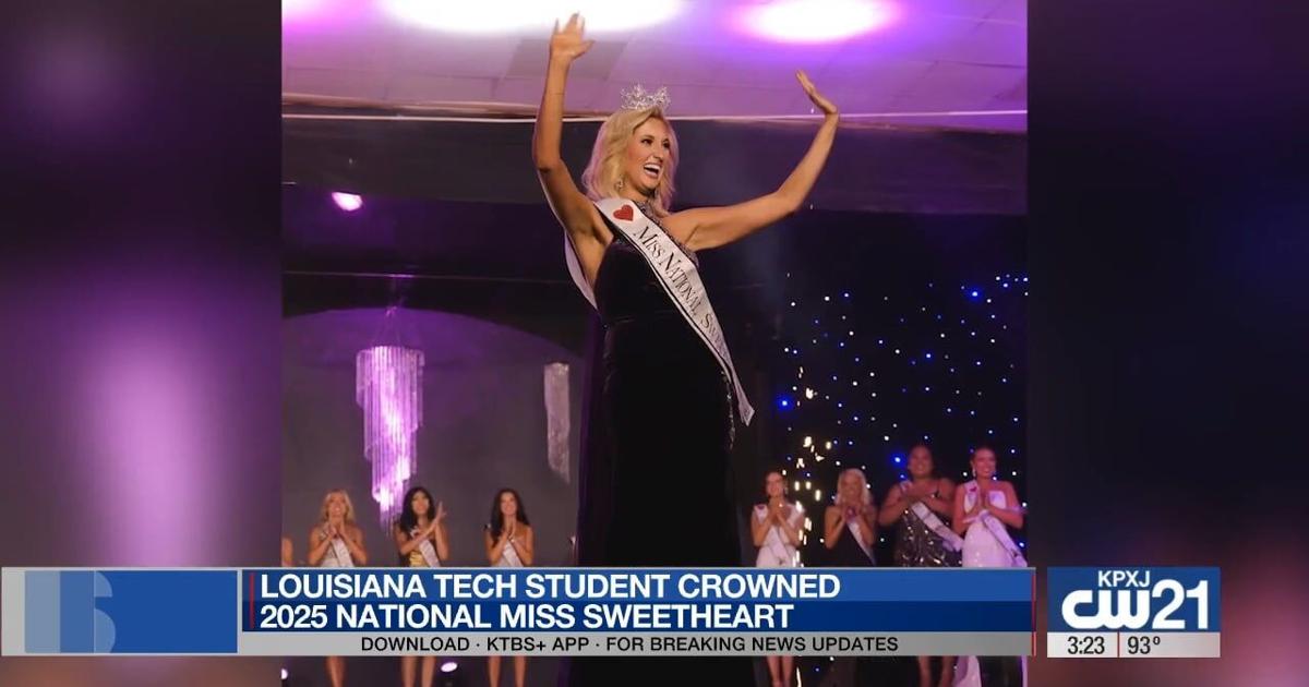 Miss National Sweetheart 2025 visits the KTBS 3 studios