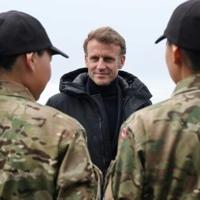 Macron had talks on board a Danish frigate with the Danish and Greenlandic leaders