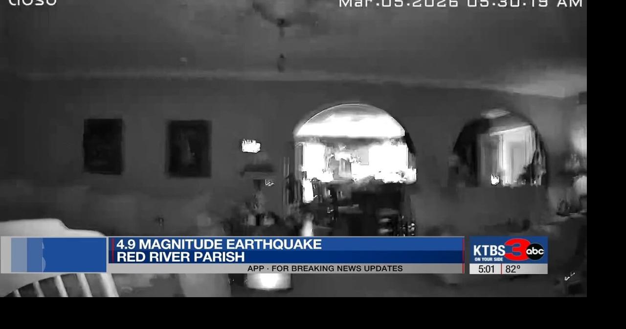 4.9 magnitude quake shakes Red River Parish early Thursday | News ...
