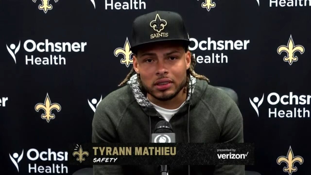 Tyrann Mathieu New Orleans Saints Youth Mainliner Player Name