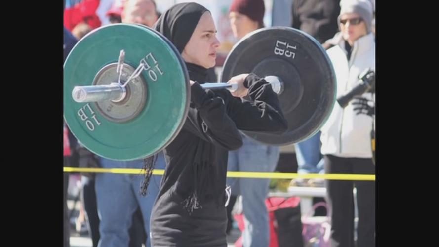 Female powerlifter nearly disqualified from competition over Christian