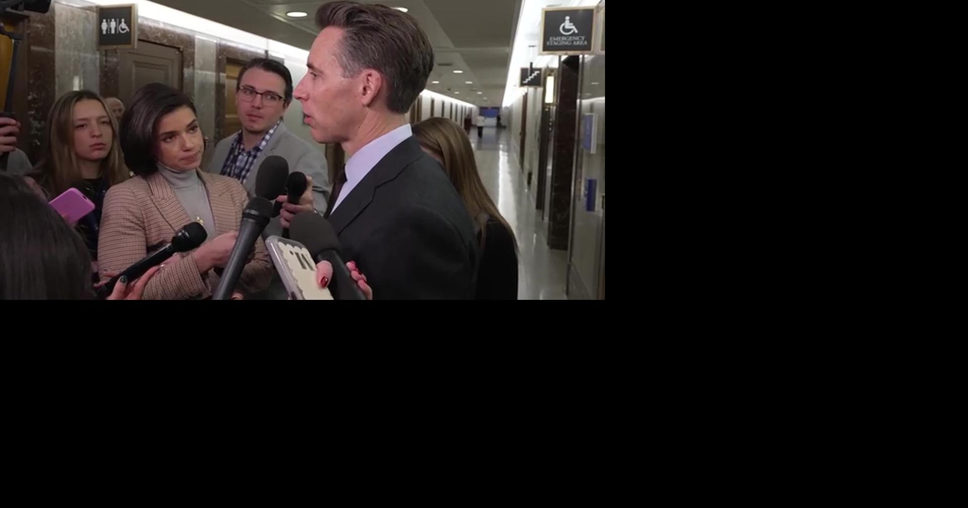 RAW: DC: HAWLEY PUSHES FOR COMPROMISE HEALTH CARE PLAN