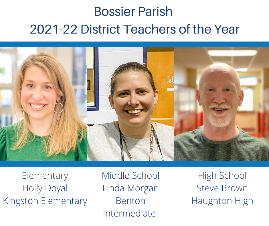 Bossier Schools Names Its 2021-22 Teachers Of The Year | Education ...