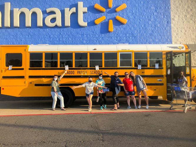Fill the bus is taking place at two Shreveport Walmart's today and tomorrow
