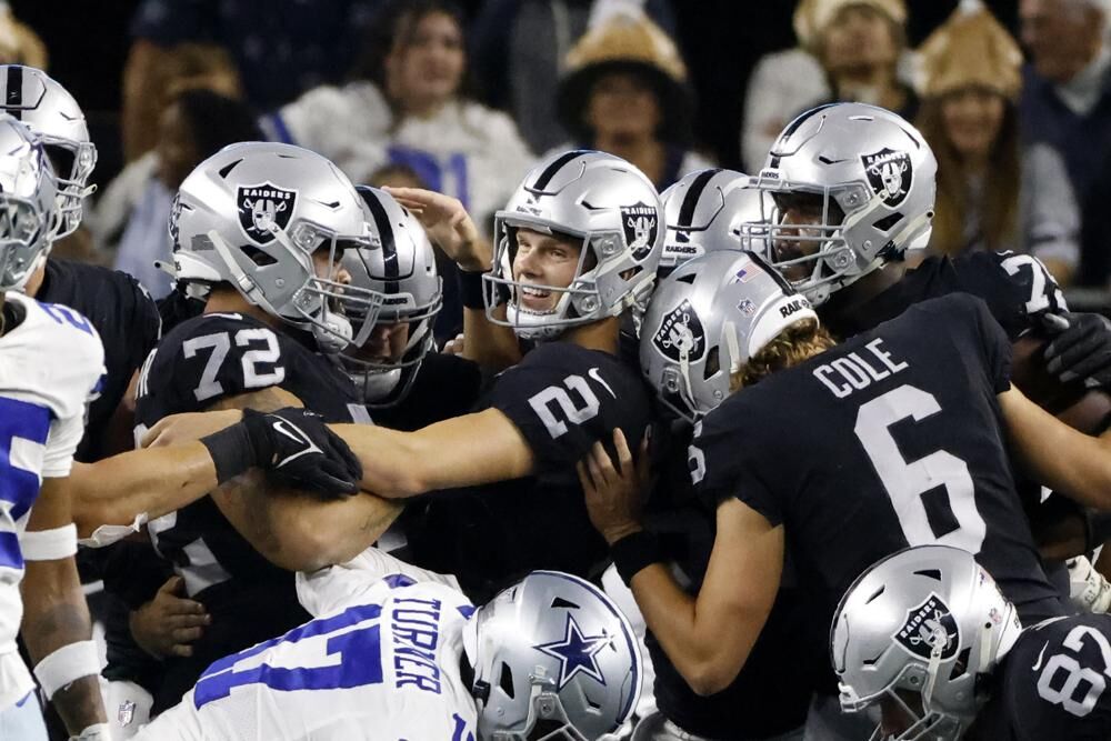 Raiders beat Cowboys to end 3-game skid