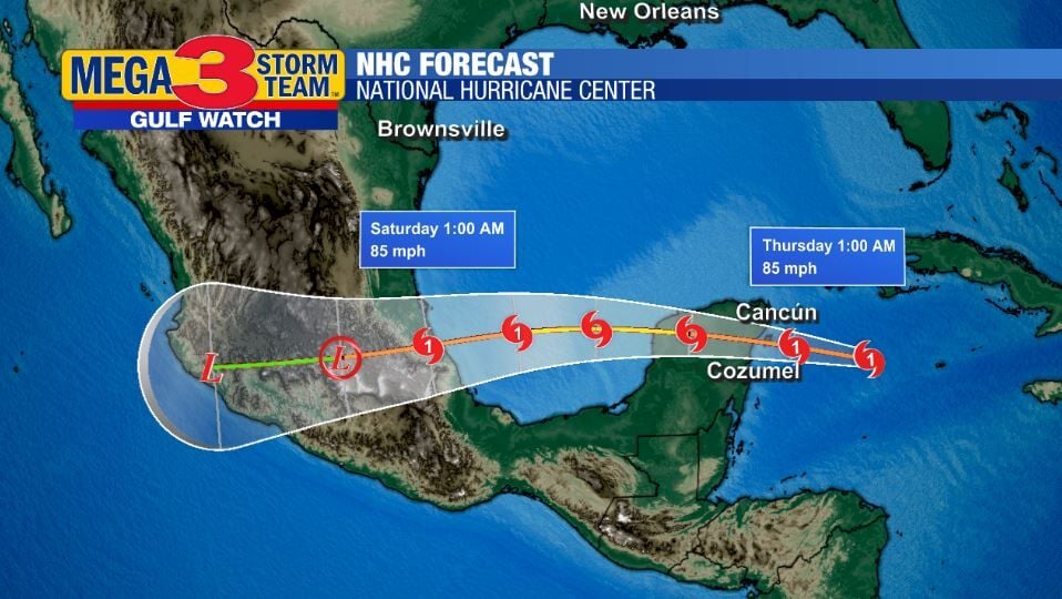 Hurricane Grace threatening Cancun and Cozumel | StormTeam 3 Weather |  