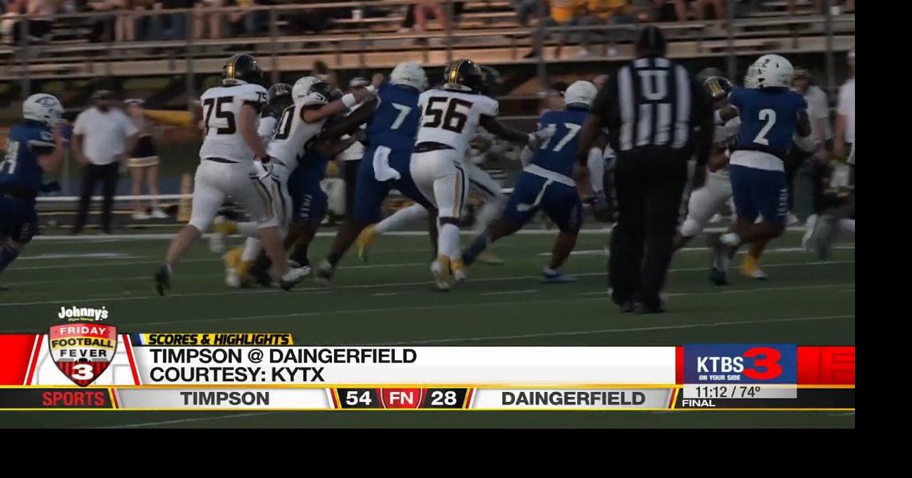 Timpson Daingerfield In Case You Missed It