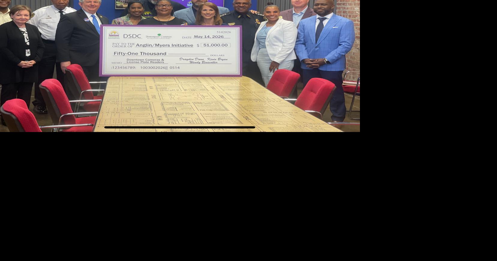 $51K donated for downtown Shreveport crime tech