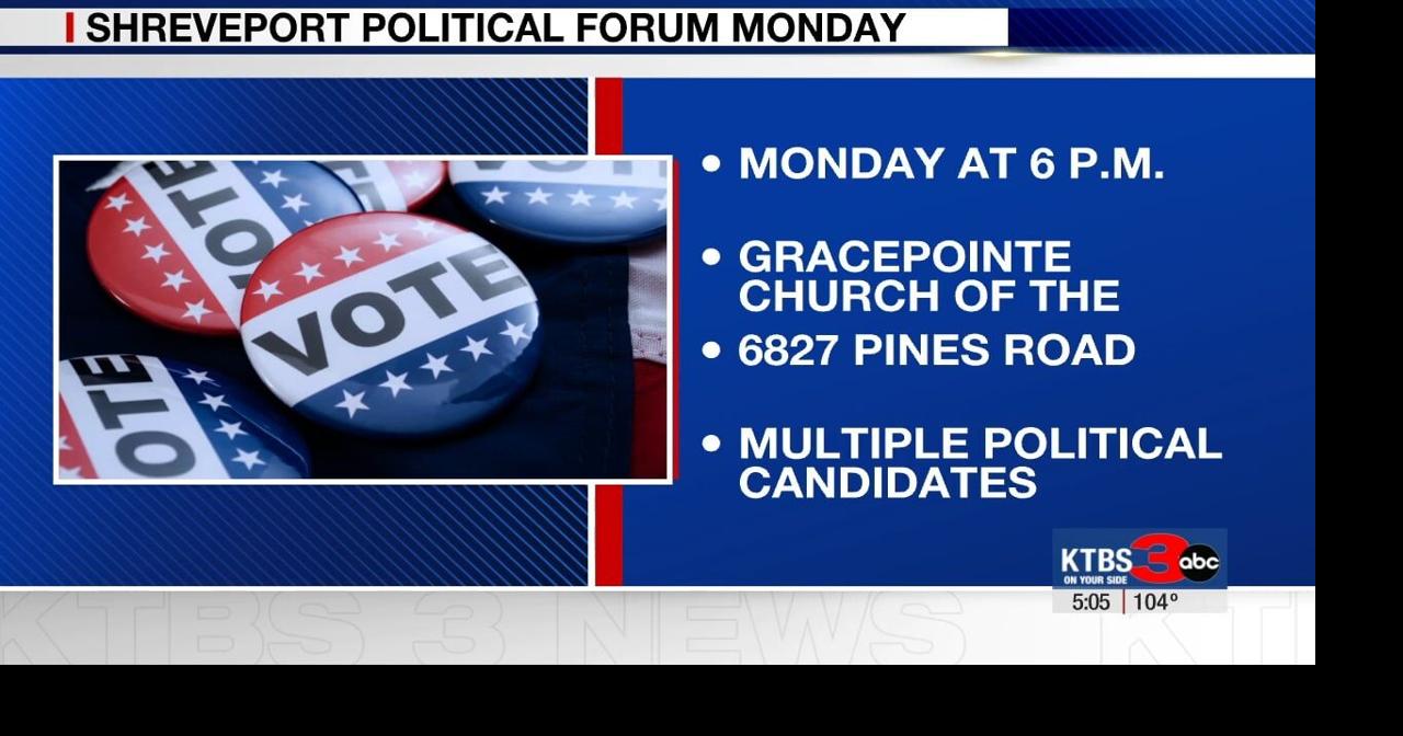 Candidate forum set for Monday in Shreveport