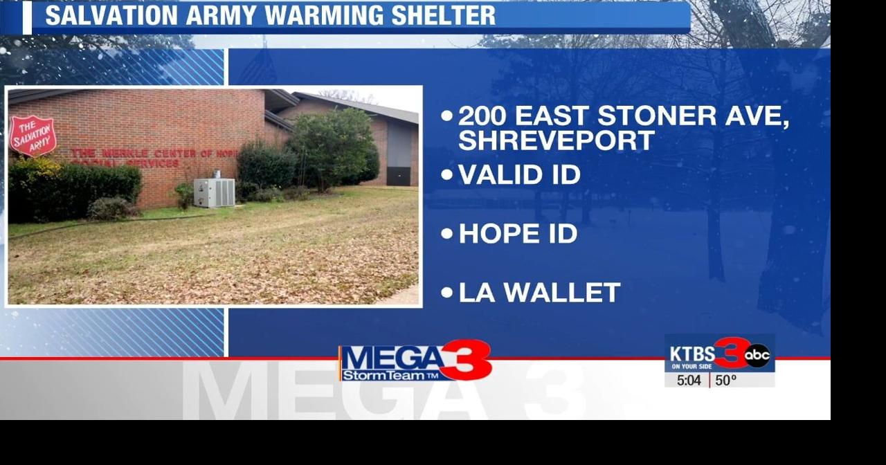 Salvation Army of NWLA remains open as cold weather shelter through weekend freeze