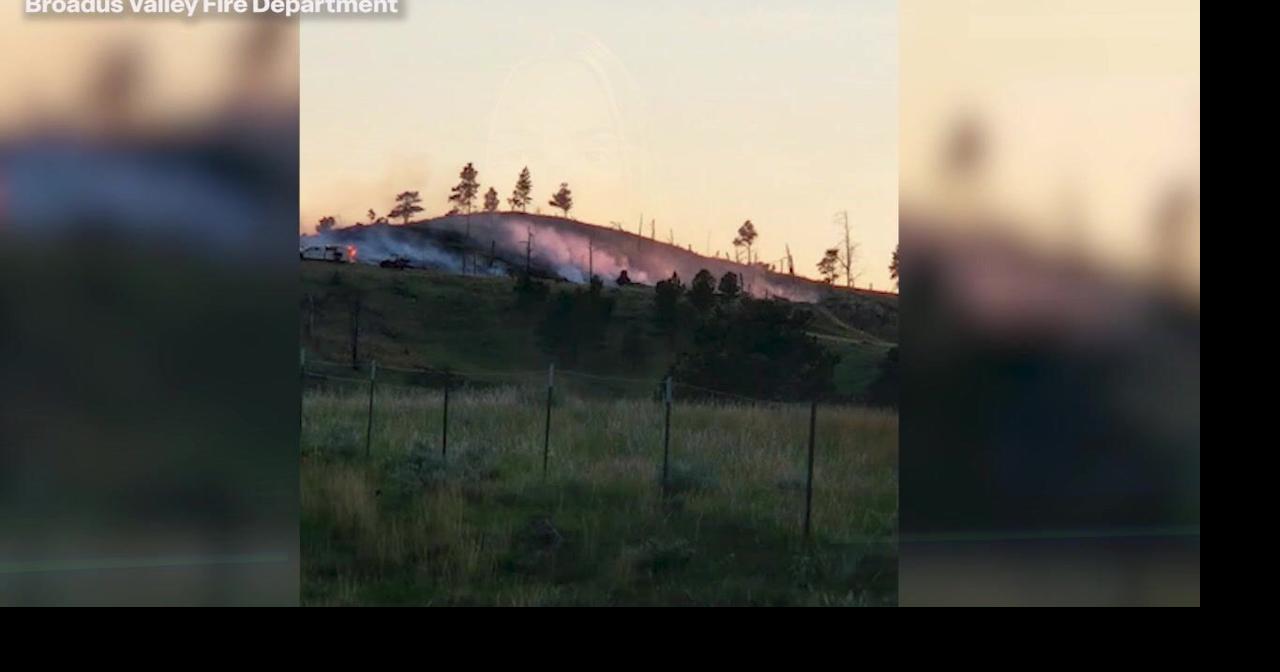 Broadus Valley Volunteer fire crews handled multiple fires and a serious car crash