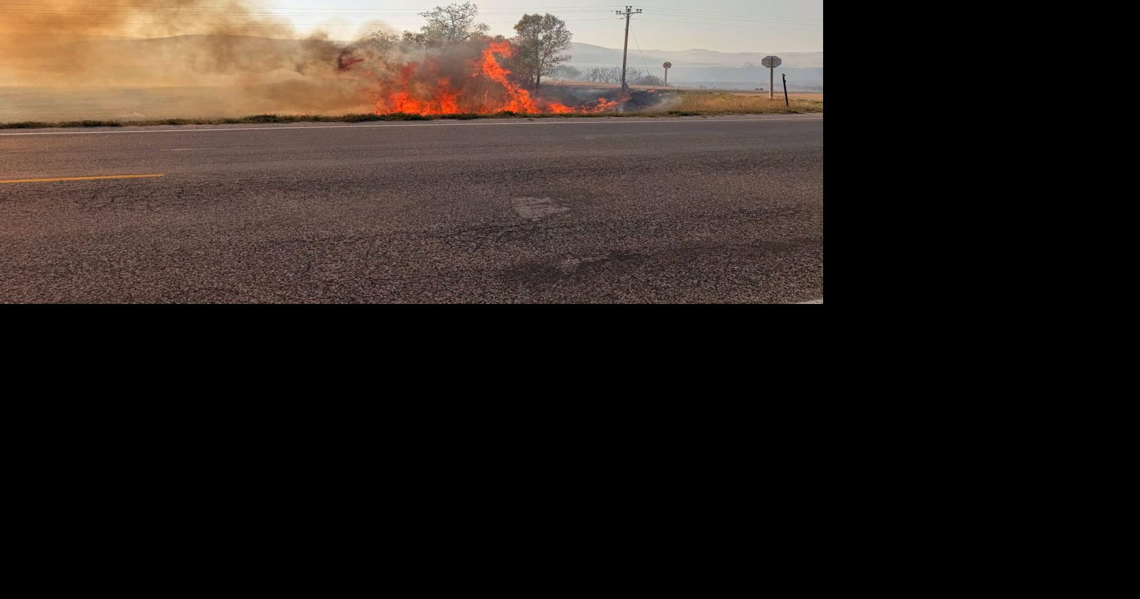 Train sparks multiple fires near Montana-Wyoming border