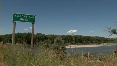 Yellowstone River sign - VAULT IMAGE