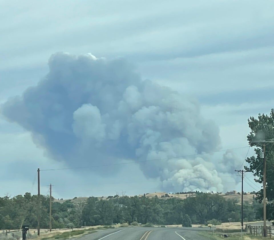 Cottonwood Fire burning 1,600 acres, started by human Fires