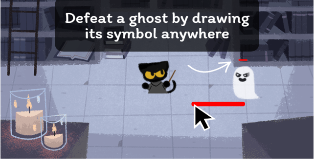 Google treats users to cat-against-ghosts game for Halloween - Chicago  Sun-Times