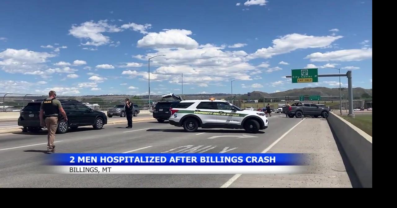 2 hospitalized after multiple-vehicle crash on Billings King Avenue overpass