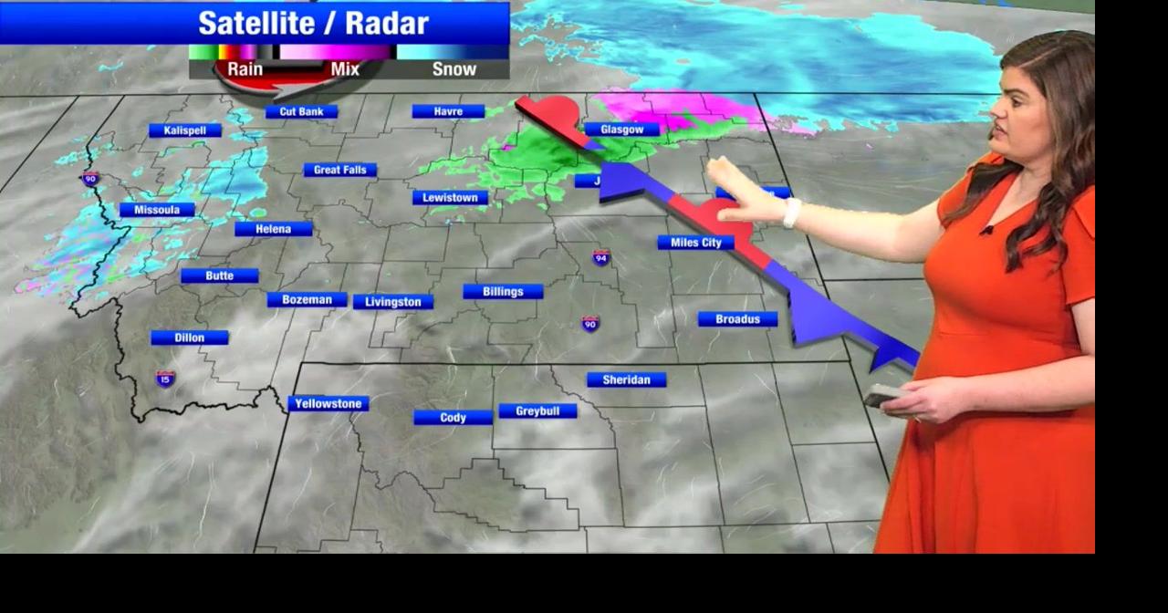 Cold front brings breezy northwest winds, cooler temperatures and rain ...