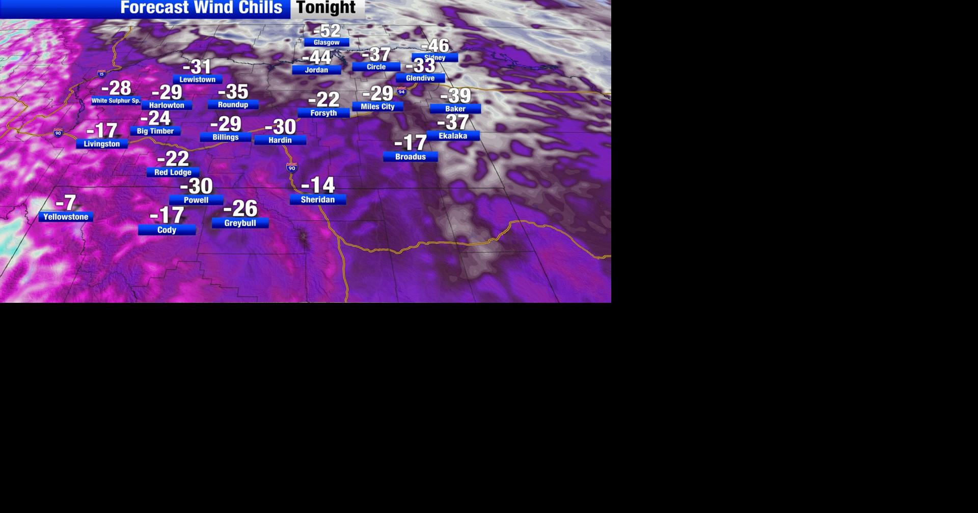 Extreme cold remains tonight through Wednesday | Montana Weather ...