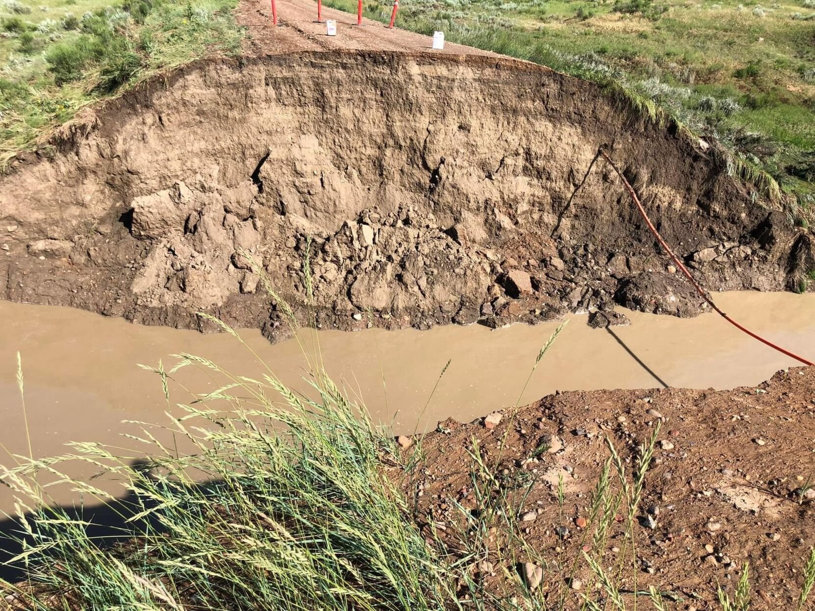 Overnight rain washes out Road 403 in Custer County | News | kulr8.com