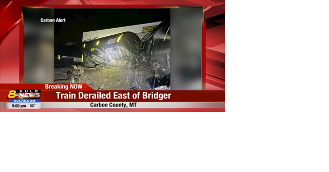 Nearly 15 train car derailment in East Bridger - Vimarsana News