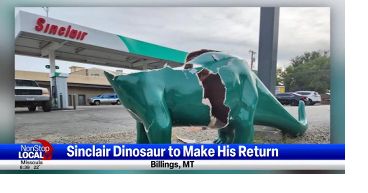 Dino the Dinosaur returns to Sinclair gas station | Billings News | kulr8.com