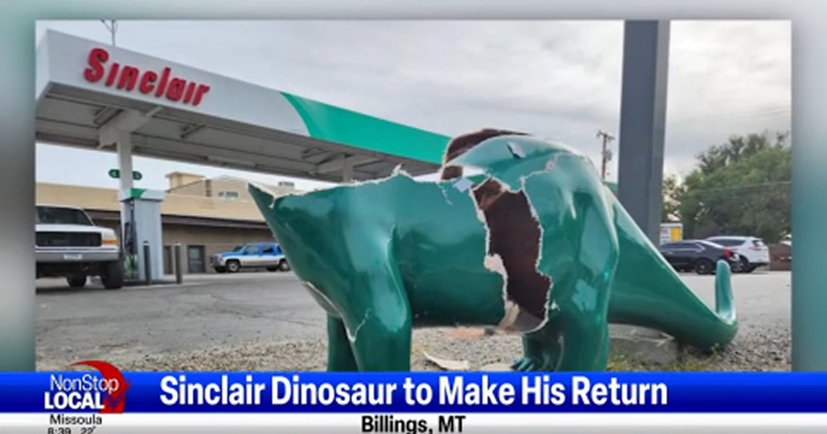 Dino the Dinosaur returns to Sinclair gas station | Billings News ...