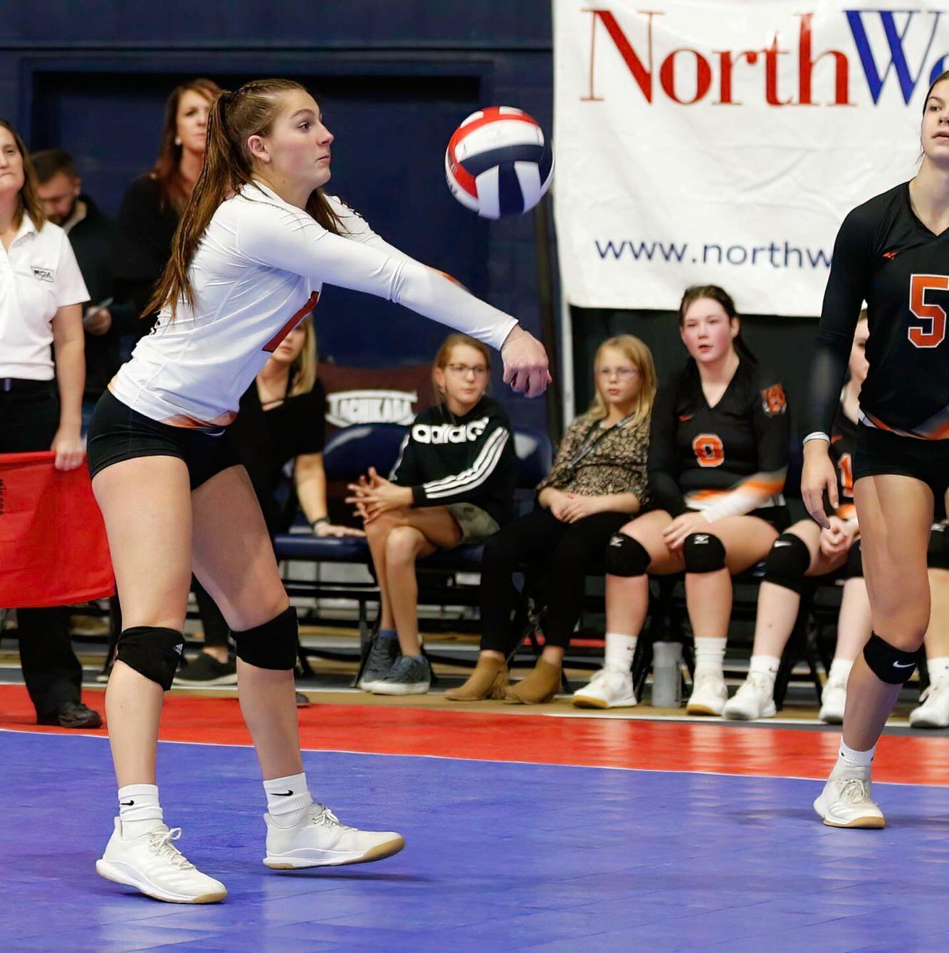 Photos First day of the 2021 Class C state volleyball tournament SWX