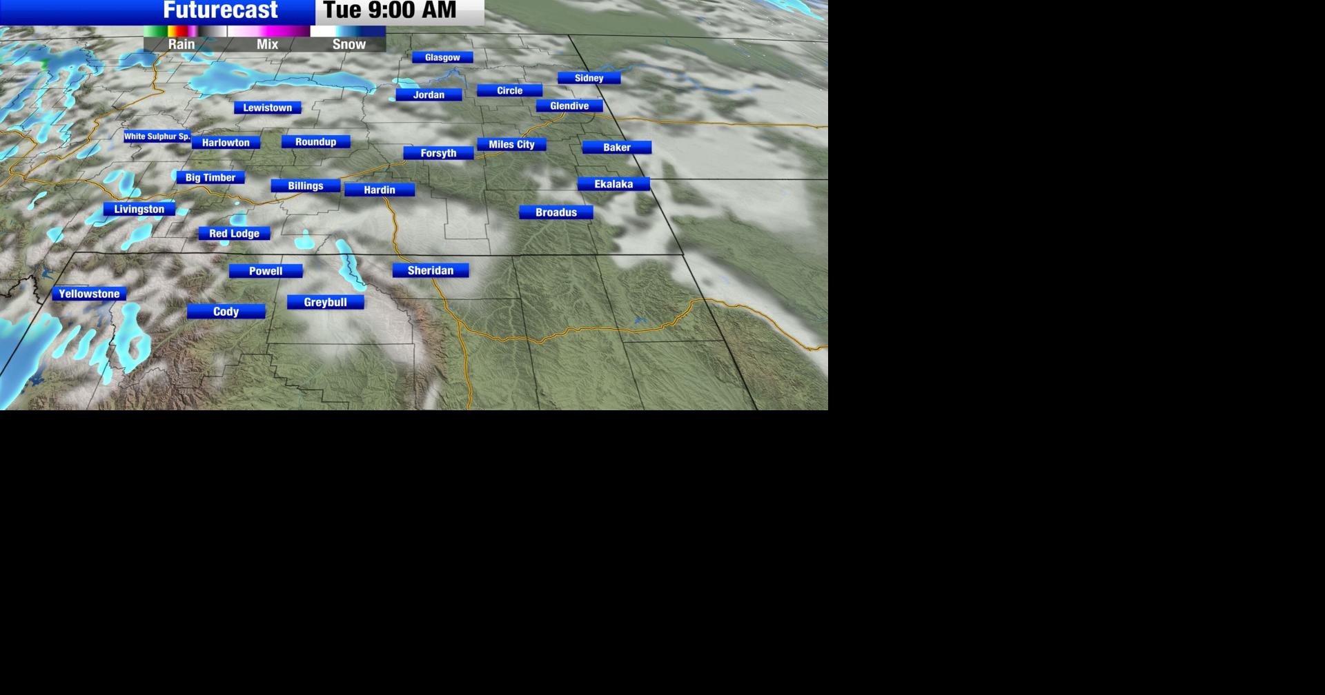 Scattered light snow showers and chilly temperatures expected through ...