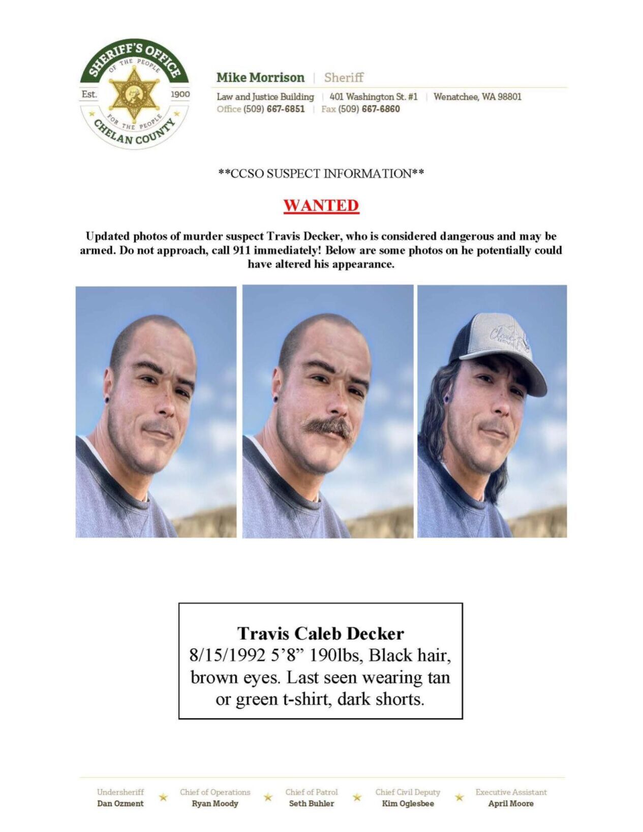 Possible sighting of triple murder suspect Travis Decker in Idaho's ...