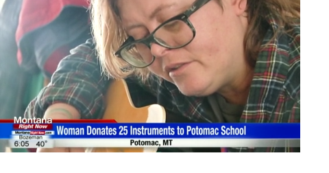Montana woman turns grief into motivation and donates 25 instruments to Potomac School - Vimarsana News