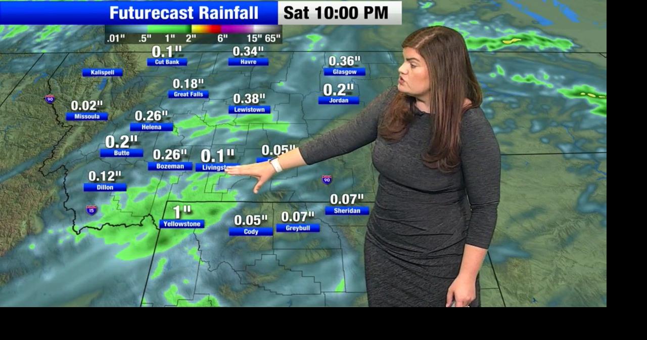 Wetter and cooler conditions can be expected through the weekend