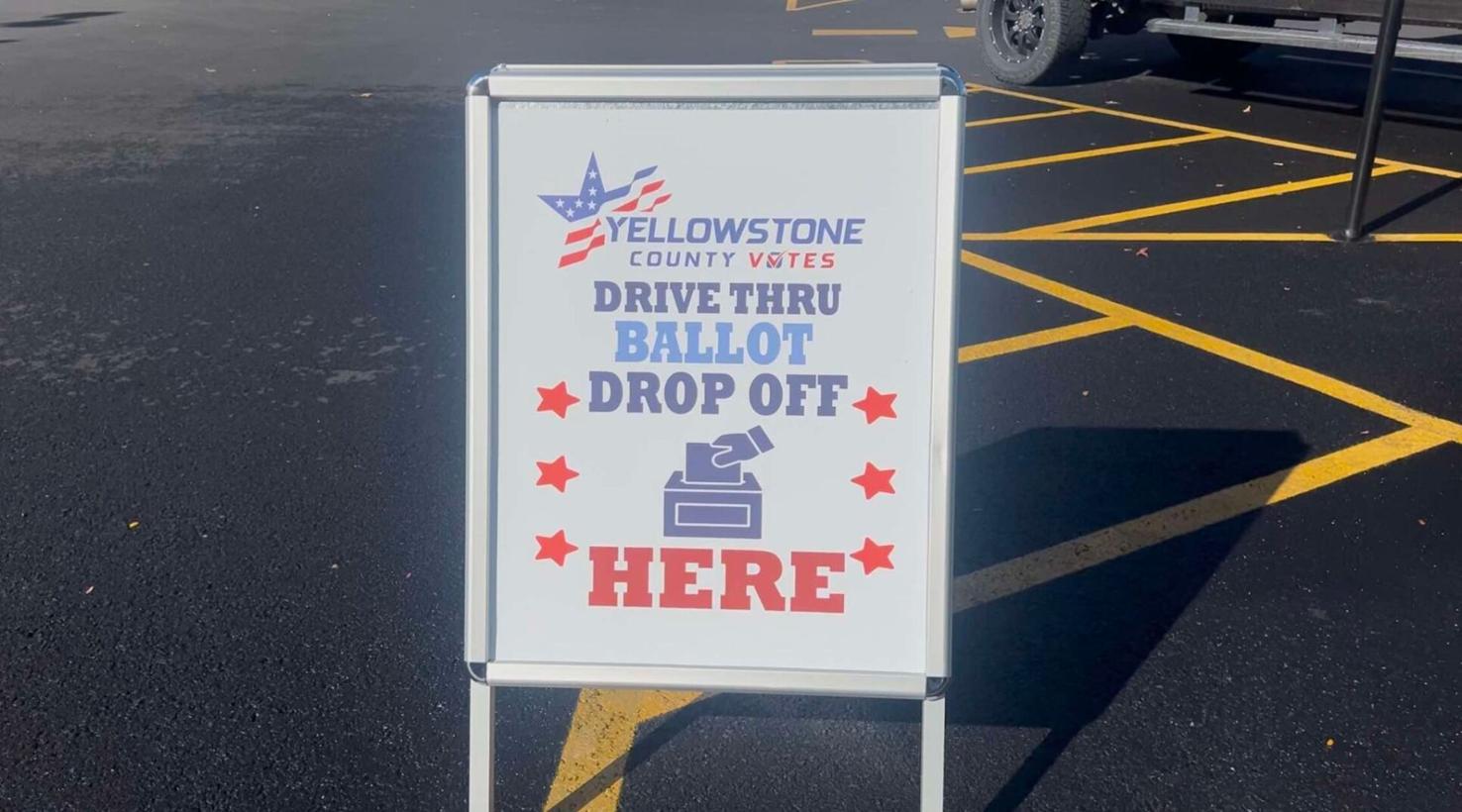 Voters taking advantage of ﻿new drivethru ballot dropoff service in