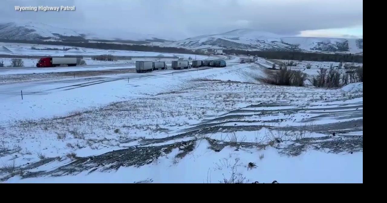 Nearly 40 cars crash on I-80 in Wyoming due to weather conditions
