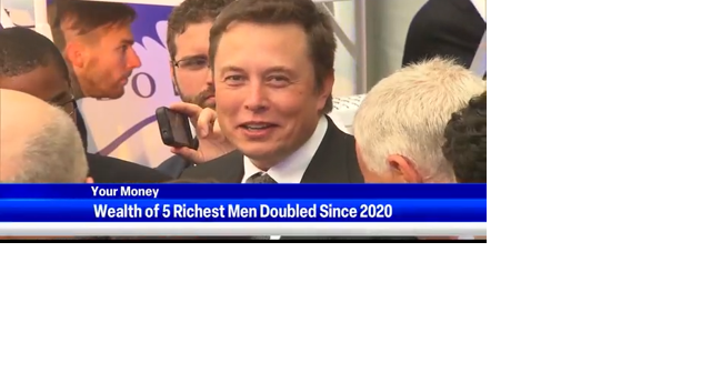 Your Money: Net worth of world's five richest men has doubled since 2020 - Vimarsana News