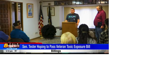 Senator Tester Has Press Conference With Magic City Veterans For Toxic Exposure - Vimarsana News