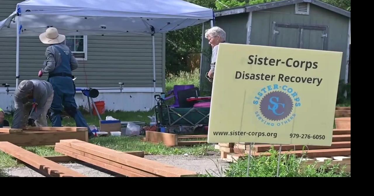 Sister-Corps spends week improving homes and community spaces in Crow Agency