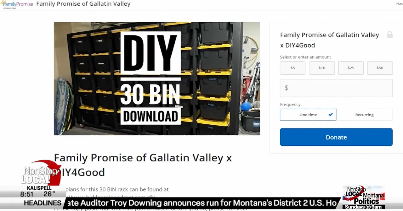 Bozeman man uses DIY Project that went viral to fundraise for Family Promise of Gallatin Valley - Vimarsana News