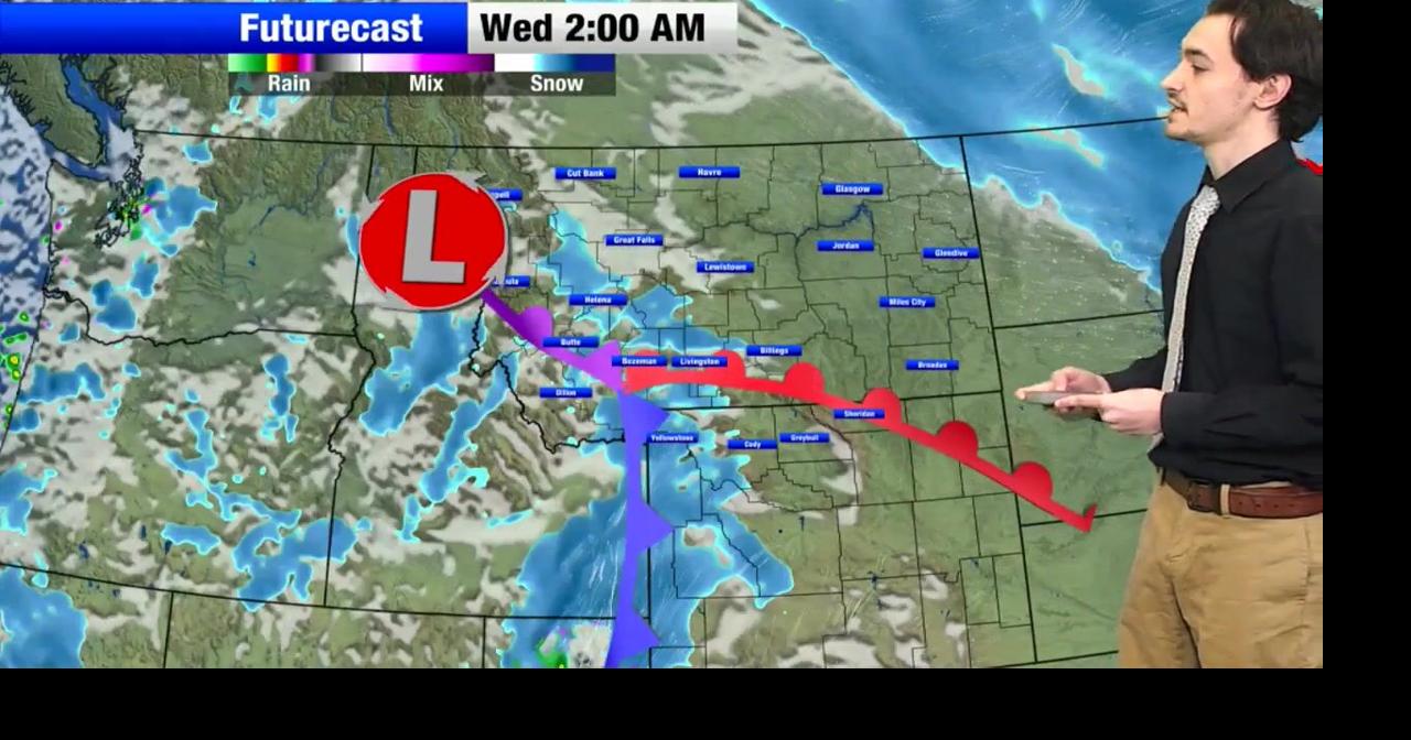 Winter system throws a wrench in the work week as snow falls across Montana