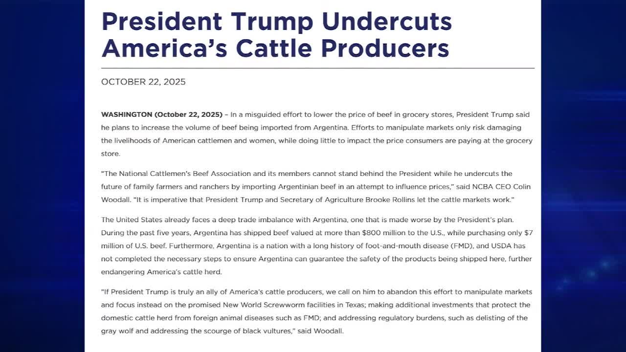 Cattle Ranchers Trump