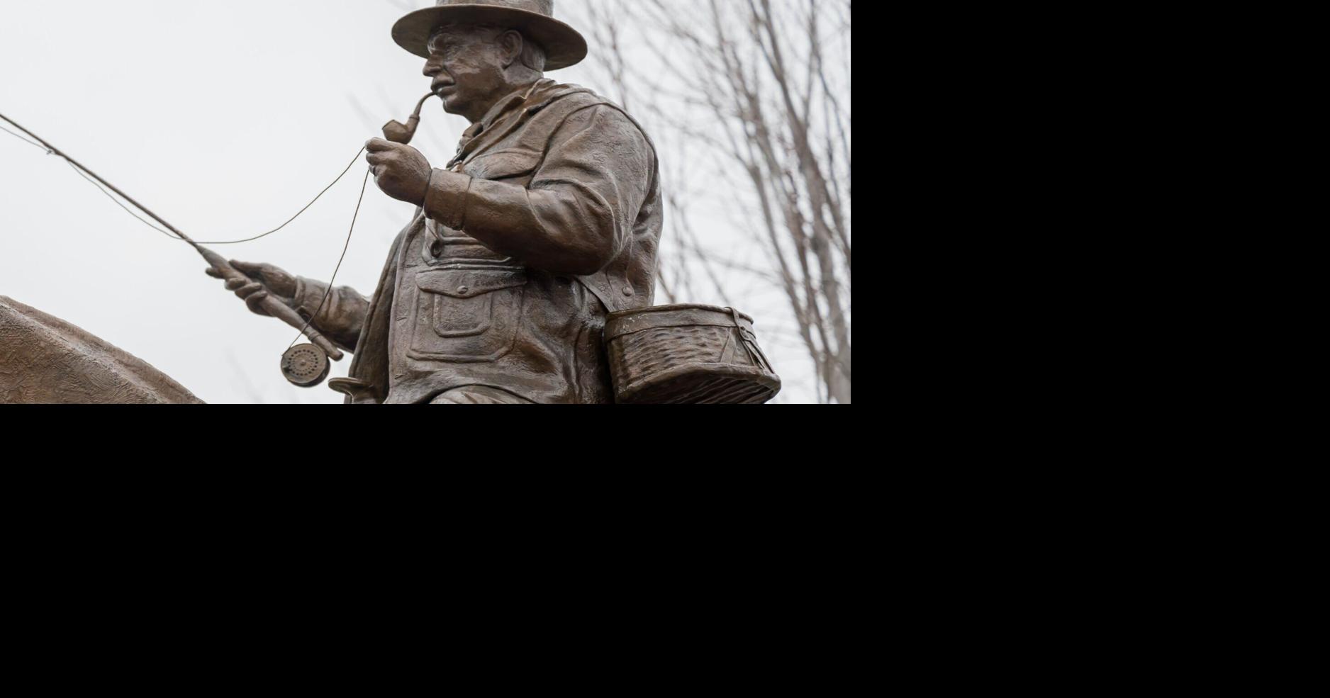 'Along the Banks': New statue placed in Hamilton's American Legion Park