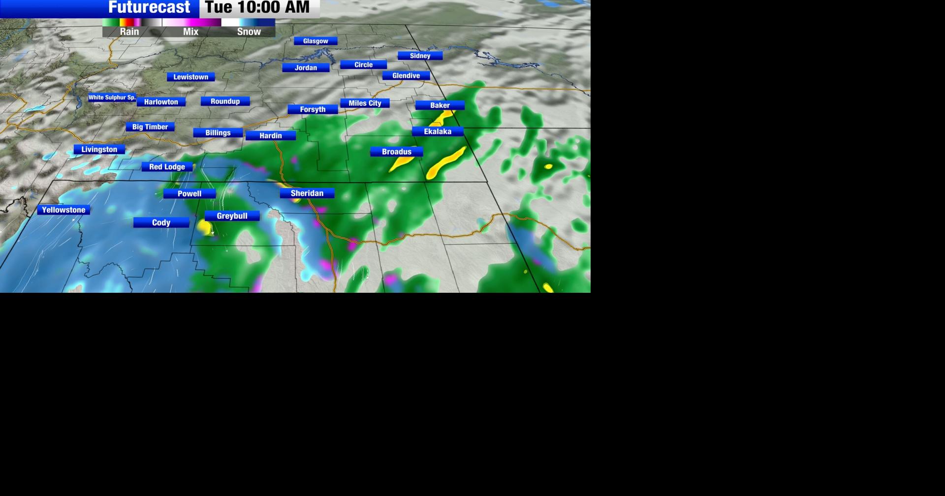 Cooler and unsettled weather pattern this week | Montana Weather ...