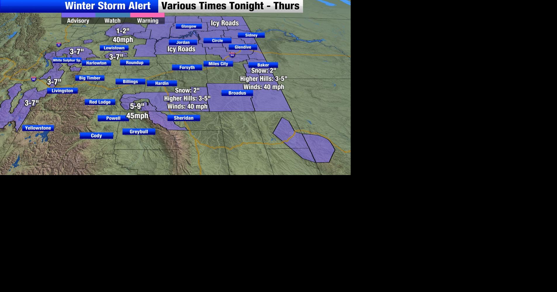 Snow showers and slick roads will continue across much of the eastern ...