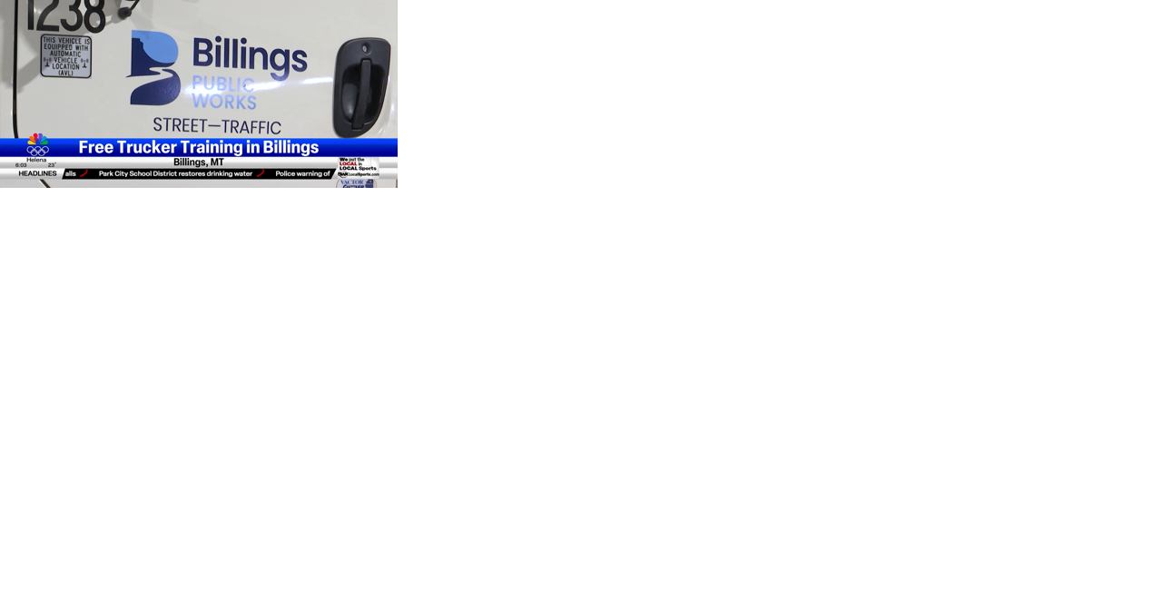 Billings Public Works offers Entry-Level Driver Training Program to help with shortage of CDL applicants - Vimarsana News