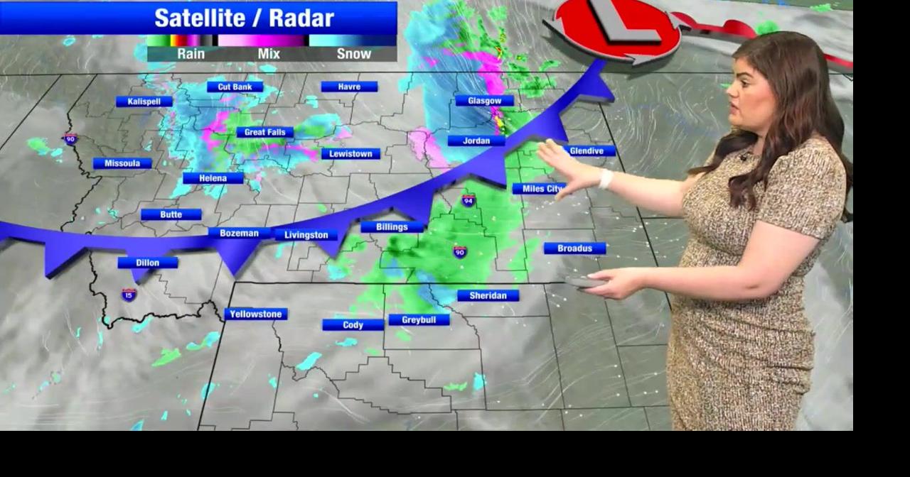 Snow and high winds can be expected across much of Montana today