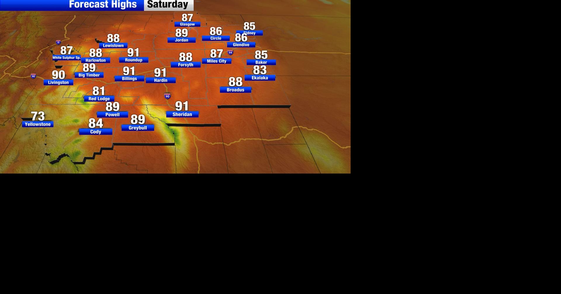 Rising temperatures and dry conditions through the weekend | Montana ...