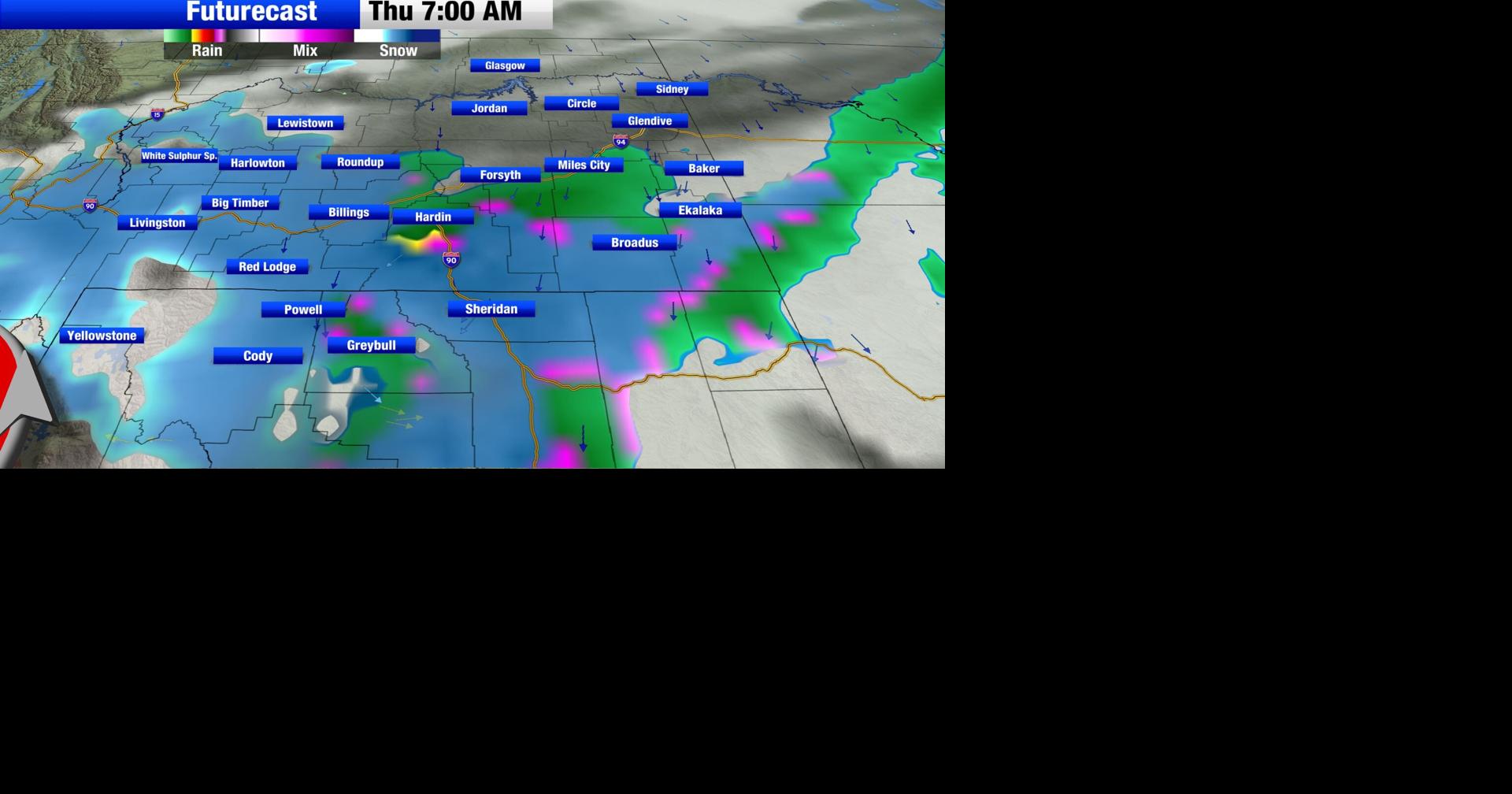 A spring storm system will bring widespread precipitation across the ...