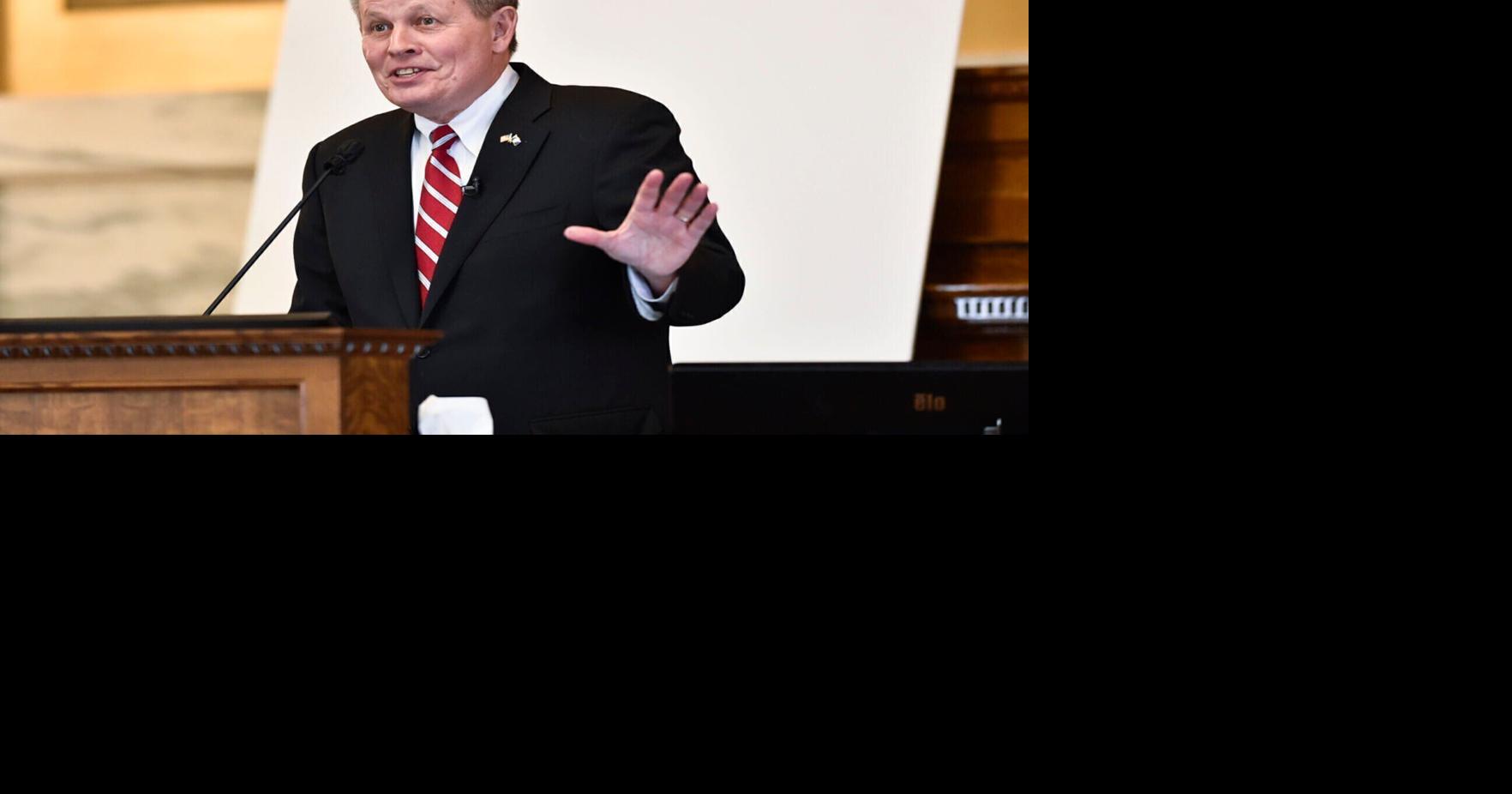 Senator Steve Daines files for re-election as senator of Montana