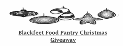 Blackfeet Food Pantry Giving Away A Toy And Cookies To School Aged