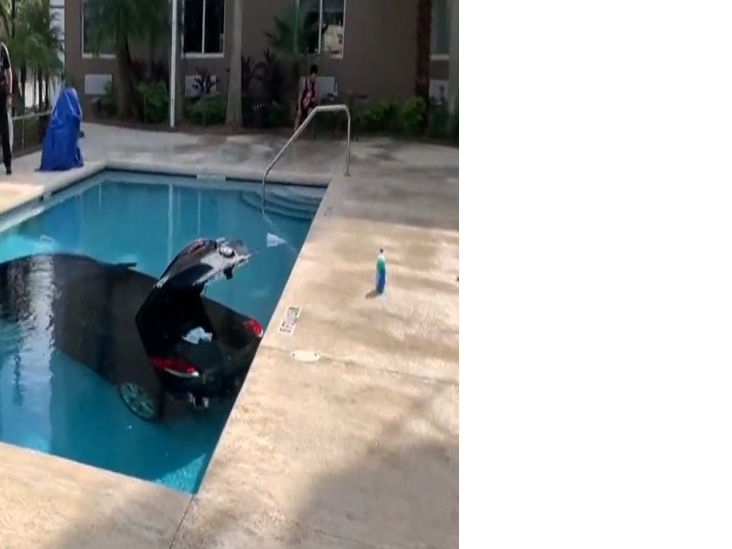 Car Crashes Into Hotel Pool In Florida News Kulr8 Com