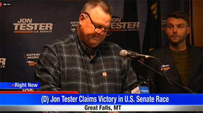 Tester Defeats Rosendale In Montana Senate Race Tester Defeats Rosendale In Montana Senate Race